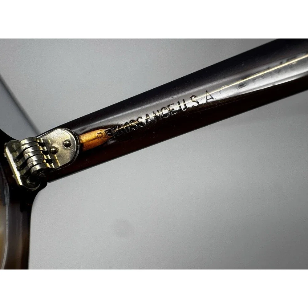 Renaissance U.S.A. 1970s New Old Stock Brown Eyeglass Frames 50-18-145
